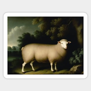 Sheep in a Field Sticker